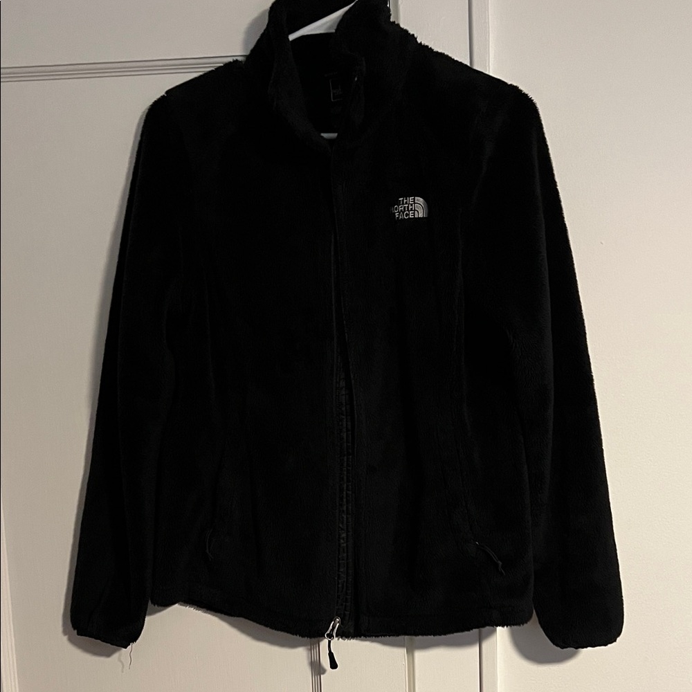 The North Face Black Full-Zip minky Fleece